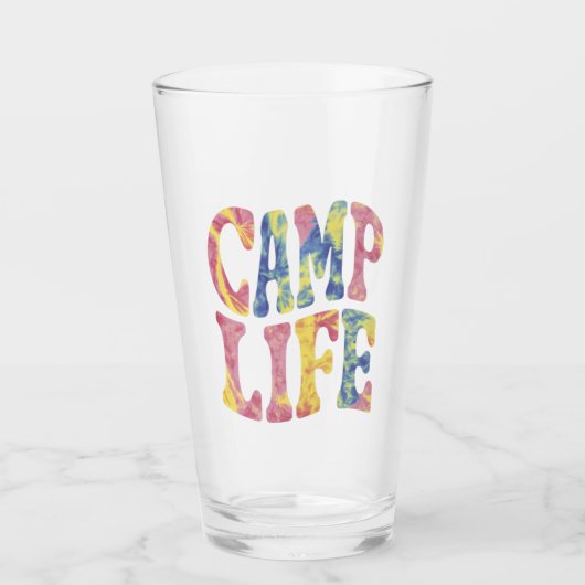Camping Zomer Meisjes Camp Life Stropdas-Die Retro Glas (Voorkant)