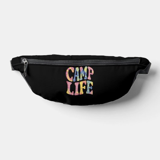 Camping Zomer Meisjes Camp Life Stropdas-Die Retro Heuptasje (Liggend)