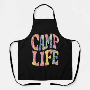 Camping Zomer Meisjes Camp Life Stropdas-Die Retro Schort