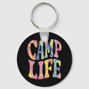 Camping Zomer Meisjes Camp Life Stropdas-Die Retro Sleutelhanger