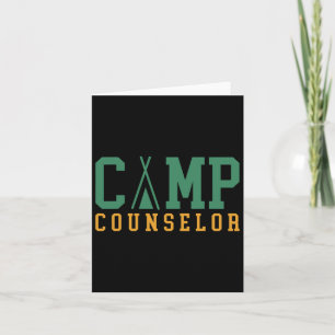 Camping Zomerkamp Counselor Personeelsdirecteur Ca Kaart
