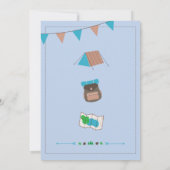 CAMPINGCamp Out BUG BIRTHDAY PARTY boys nodigen Kaart (Achterkant)