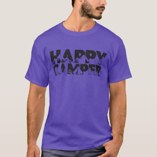 Campingent Happy Camper familie T-shirt