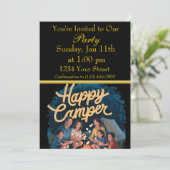 Campingfeest Kaart (Staand voorkant)