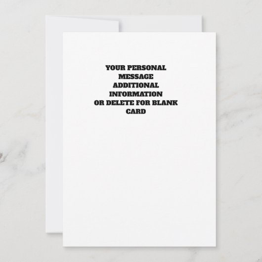 Campingfeest Kaart (Achterkant)