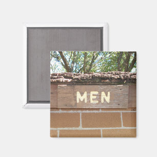 Campingherinneringen Mannen Toilet Bord Magneet