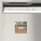 Campingherinneringen Mannen Toilet Bord Magneet (Insitu (Vaatwasser))