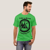 Campingime vrienden t-shirt (Voorkant volledig)