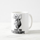 Campingliefhebber Jackalope Koffiemok (Voorkant rechts)