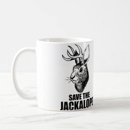 Campingliefhebber Jackalope Koffiemok (Links)