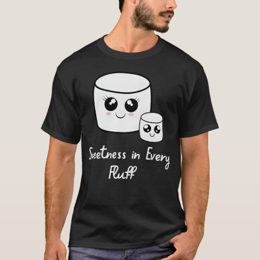 Campingliefhebbers Marshmallow cadeau T-shirt (Voorkant)