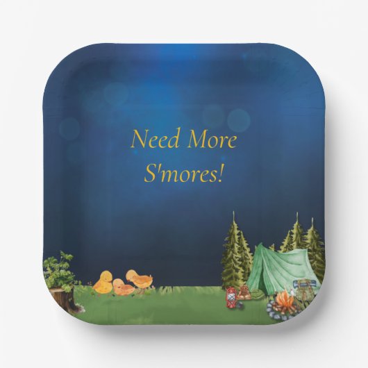 Campingplein Borden Papieren Bordje (Voorkant)