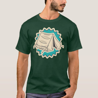 Campingvakantie meisje t-shirt