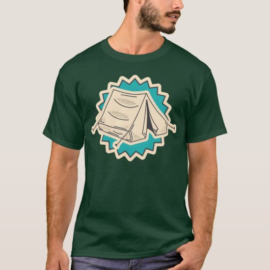 Campingvakantie meisje t-shirt (Voorkant)