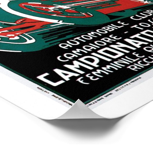 Campionato Italiano Poster (Hoek)