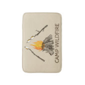Campire met Marshmallows Bath Mat (Voorkant Verticaal)