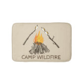 Campire met Marshmallows Bath Mat (Voorkant)