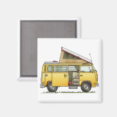 Campmobile Camper Van Magnet (Voorkant / Achterkant)