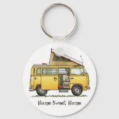 Campmobile Camper Van Sleutelhanger HSH (Voorkant)