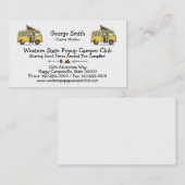 Campmobile Camper Van Visitekaartje (Voorkant / Achterkant)