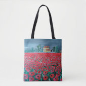 Campo de Amapolas Schilderij door Alfred Fox Tote Bag (Voorkant)