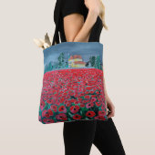Campo de Amapolas Schilderij door Alfred Fox Tote Bag (Dichtbij)