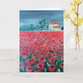 Campo de Amapolas schilderij van Alfred Fox Kaart (Gele Bloem)