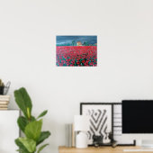 Campo de Amapolas Schilderij van Alfred Fox Poster (Thuiskantoor)