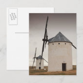 Campo de Criptana, antieke windmolens van La Manch Briefkaart (Voorkant / Achterkant)