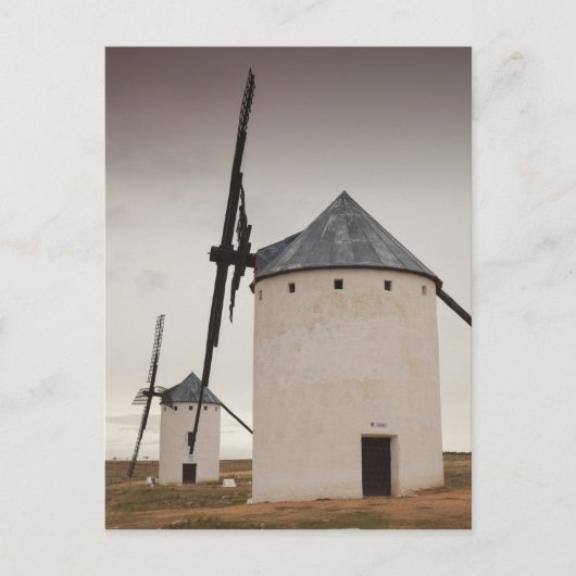 Campo de Criptana, antieke windmolens van La Manch Briefkaart (Voorkant)