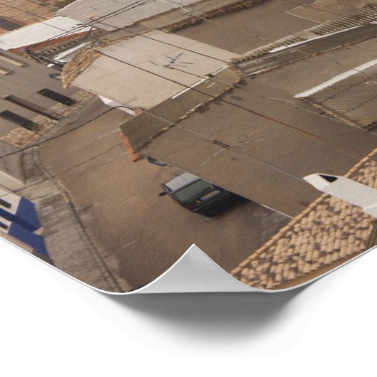 Campo de Criptana, windmolens van de antiek La Man Poster (Hoek)