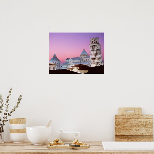 Campo dei Miracoli Pisa Italia Poster (Keuken)