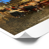 Campo di Fiore, Rome, Italië Design Fotoprint Poster (Hoek)