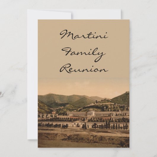 Campo Santo, Genua, Ligurië, Italië Kaart (Voorkant)