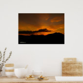 Campobasso, un tramonto! poster (Keuken)