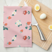 Campos de frutillas theedoek (Quarter Fold)