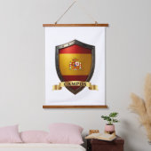 Campos Spain Heraldic Name Shield Hangend Wandkleed (Slaapkamer)