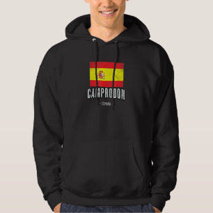 Camprodon Spain Es Flag City Bandera Ropa Hoodie