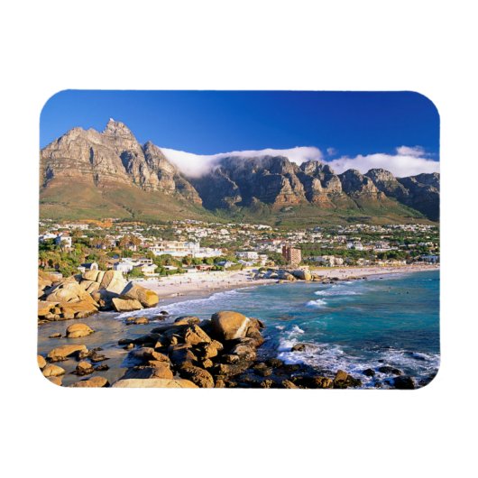 Camps Bay Beach And The Twelve Apostles Range Magneet (Horizontaal)