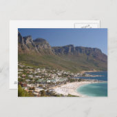Camps Bay Beach en twaalf apostelen Briefkaart (Voorkant / Achterkant)