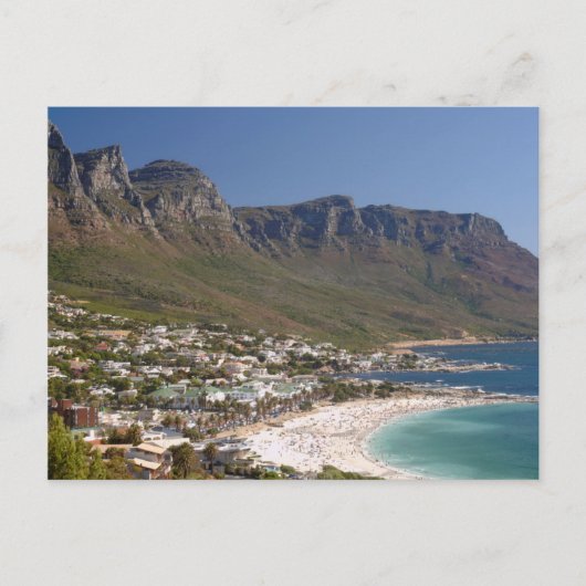 Camps Bay Beach en twaalf apostelen Briefkaart (Voorkant)