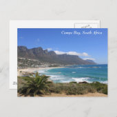 Camps Bay Beach, Zuid-Afrika Briefkaart (Voorkant / Achterkant)