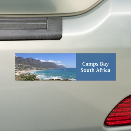 Camps Bay Beach, Zuid-Afrika Bumpersticker (Op auto)
