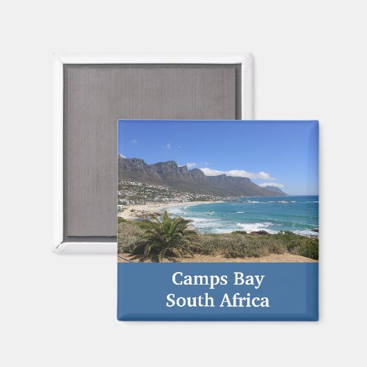 Camps Bay Beach, Zuid-Afrika Magneet (Voorkant / Achterkant)