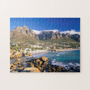 Camps Bay-strand en de Twelve Apostles-bergen Legpuzzel