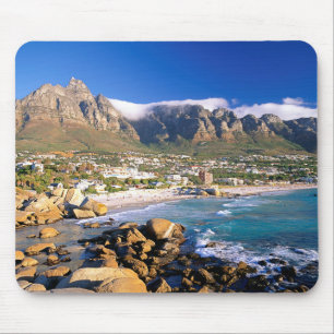 Camps Bay-strand en de Twelve Apostles-bergen Muismat