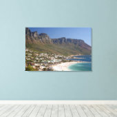 Camps Bay-strand en Twelve Apostles Canvas Afdruk (Insitu (Houten vloer))