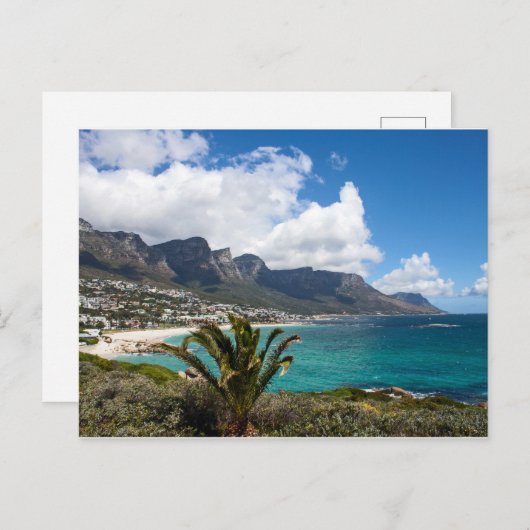 Camps Bay, Zuid-Afrika Briefkaart (Voorkant / Achterkant)