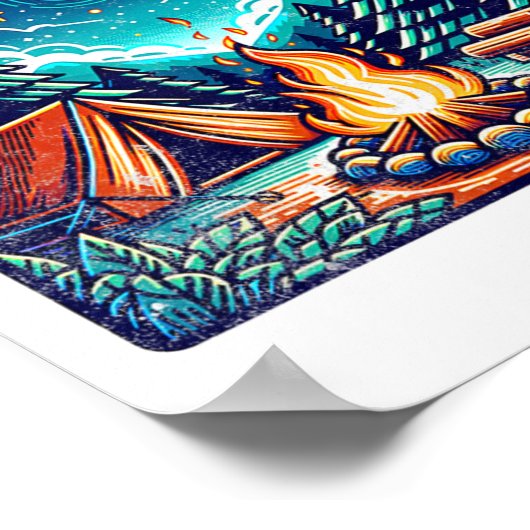 Camps Runamok Musical Playing Tee For Youth Kids M Poster (Hoek)