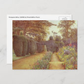 Campsea Ashe, Suffolk door Ernest Arthur Rowe Briefkaart (Voorkant / Achterkant)